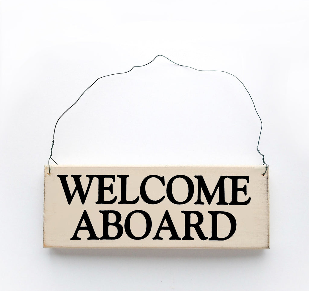 Welcome Aboard