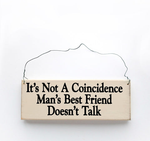 It's Not a Coincidence Man's Best Friend Doesn't Talk