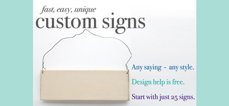wholesale custom signs online